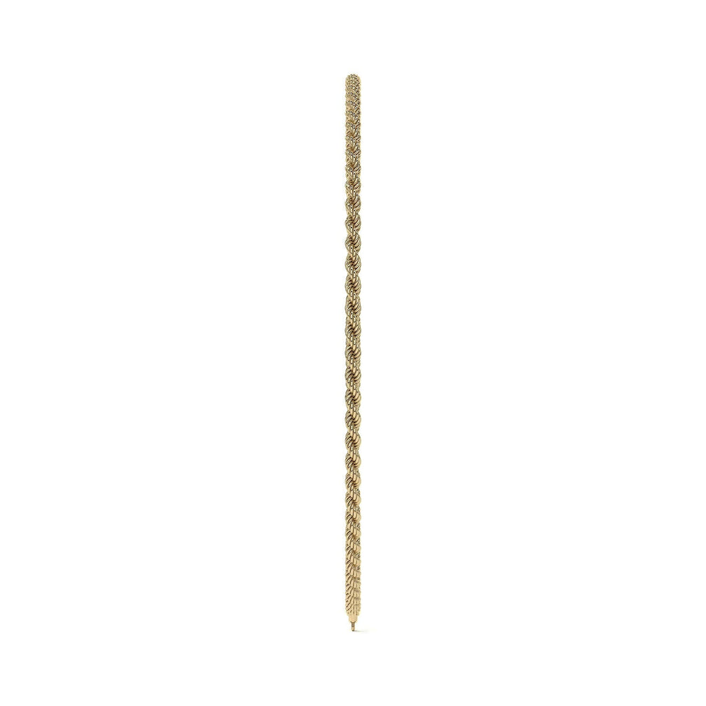 Pulsera de Oro de 14K para Mujer Estilo Torsal | Joyería Fina Italiana