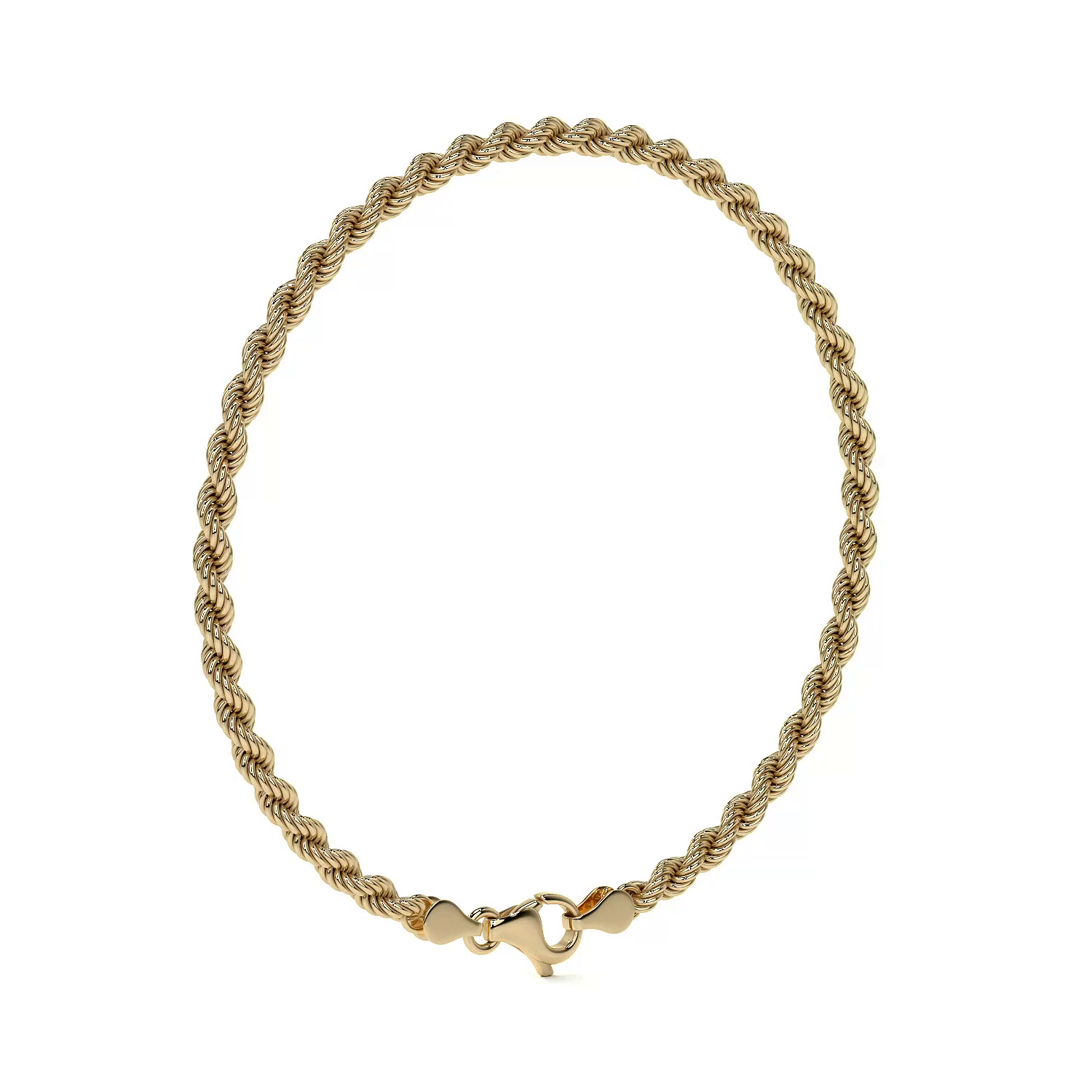 Pulsera de Oro 10K para Hombre Estilo Torsal Italiano | Brazalete Masculino Elegante