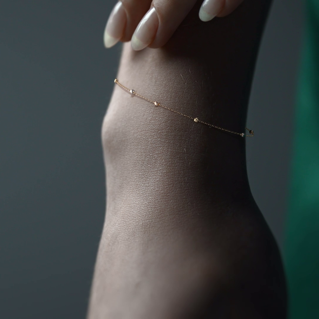 Pulsera Viviana de Oro 10K para Mujer | Brazalete Elegante y Delicado | Regalo Ideal para Dama
