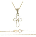 Collar Para Mujer De Oro De 10k De Cruz