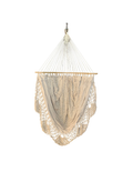 Curvo de Tela con Macramé