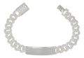 Esclava Turca De Plata 925 Barbada Con Zirconia De 19.5 Cm
