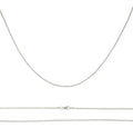 Cadena Torsal De Plata Ley 925 Diamantada De 55 Cm De 2mm