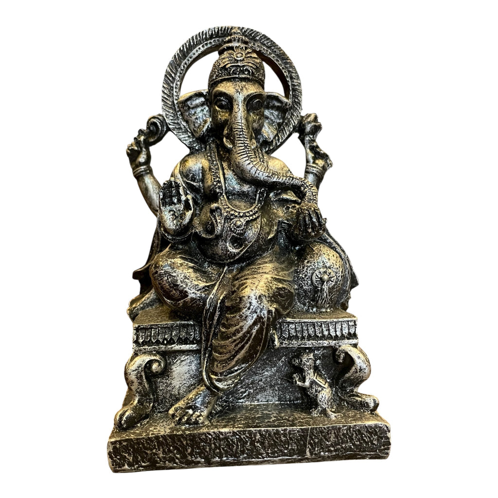 Ganesh Prosperidad Azul/negro 16 Cm