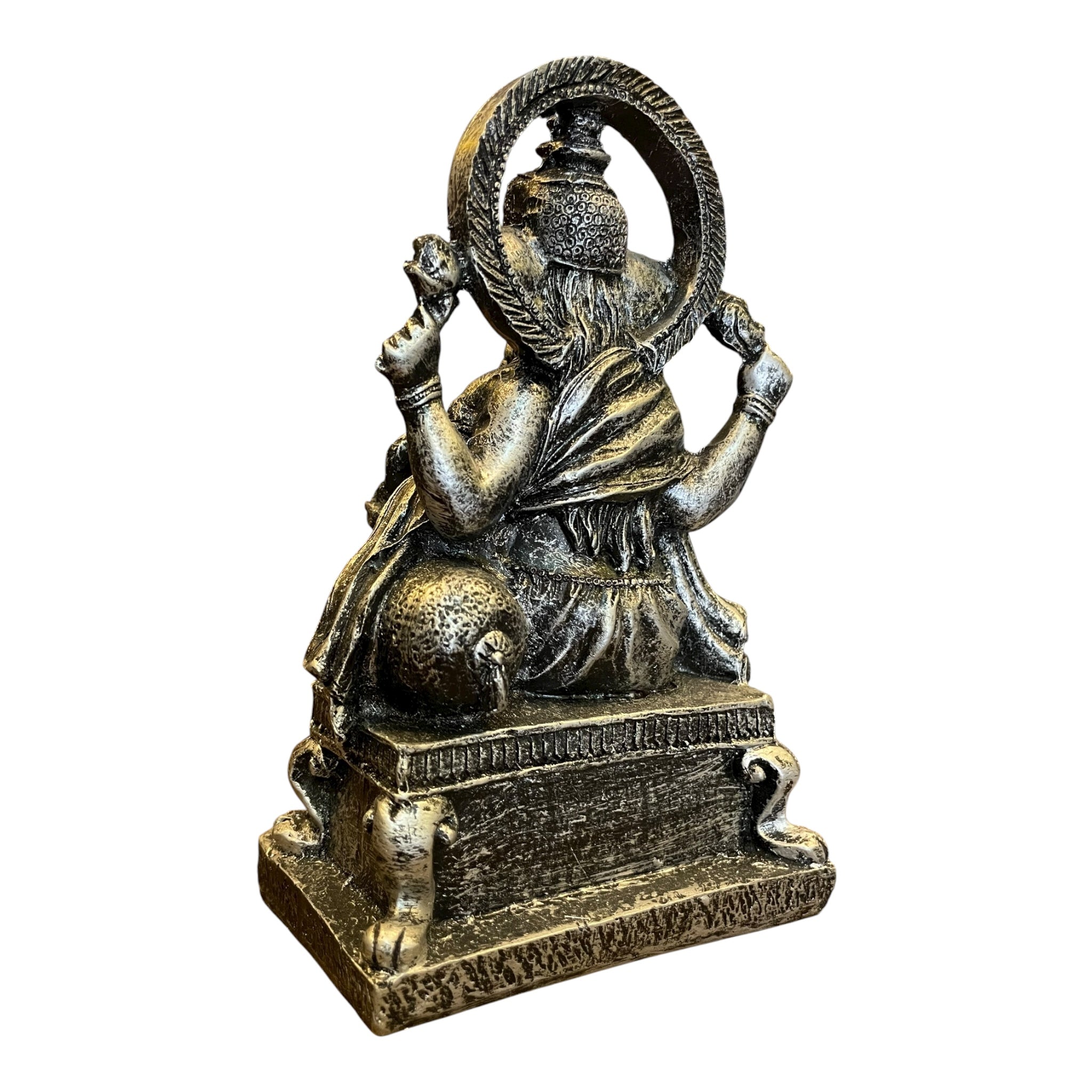 Ganesh Prosperidad Azul/negro 16 Cm