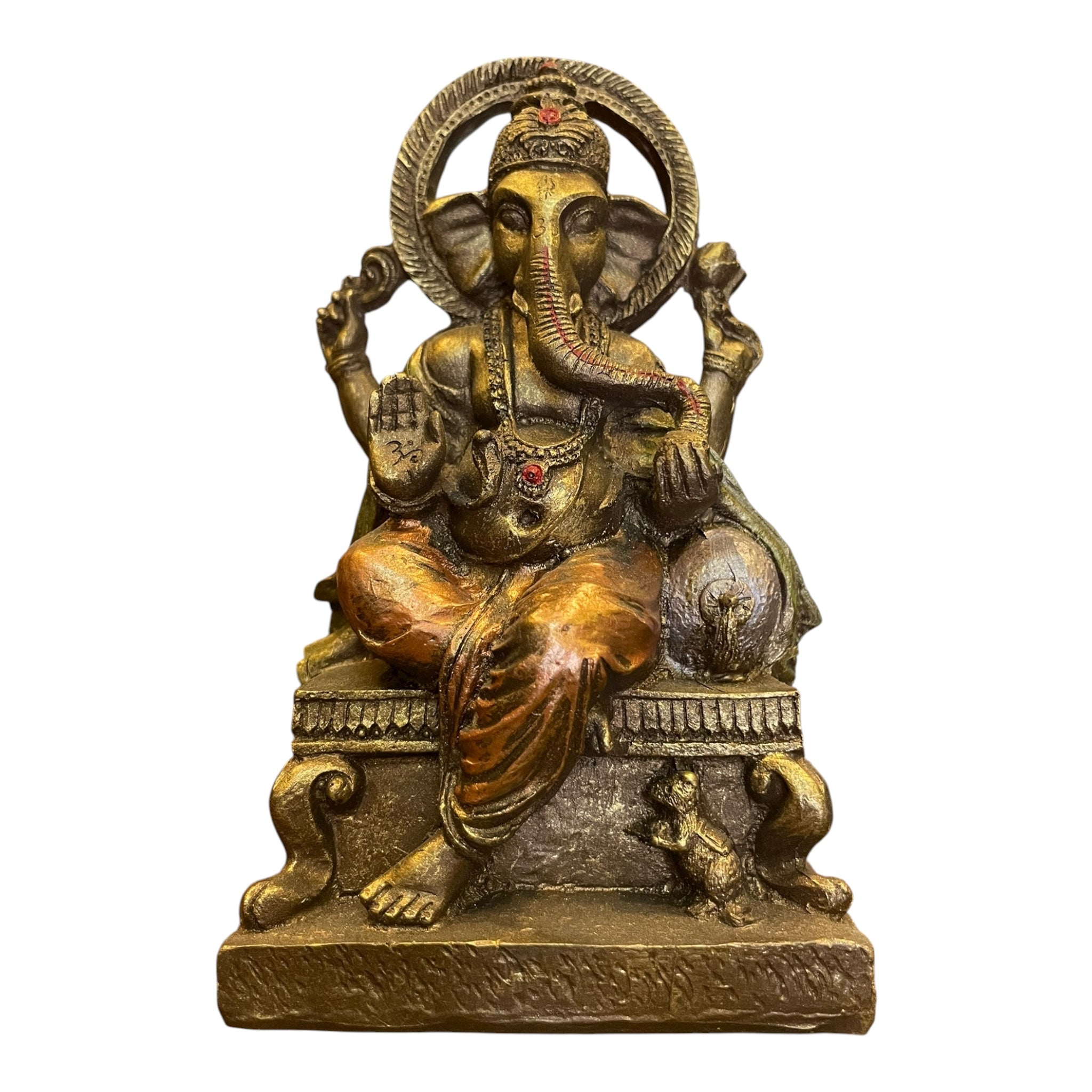 Ganesh Prosperidad Azul/negro 16 Cm