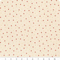 1/2 metro de Mini Florecita Roja sobre Marfil Tiempos Más Gentiles de Lori Holt