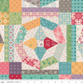 1/2 metro de Loneta de Círculos de Patchwork Retazos y Abundancia Lori Holt 150 cm - Llega el 31 de octubre