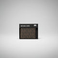 Cartera Michael Kors Caballero | Slim Billfold Monograma MK Café