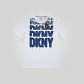 Playera DKNY Caballero | Blanca con Estampado Gráfico Logo DKNY | Talla M