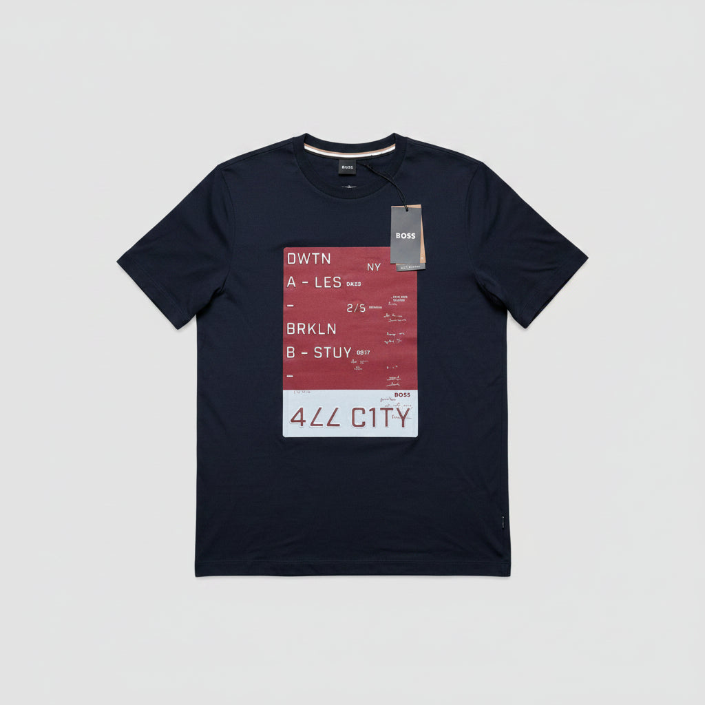 Playera Hugo Boss Caballero | Color Azul | Talla M