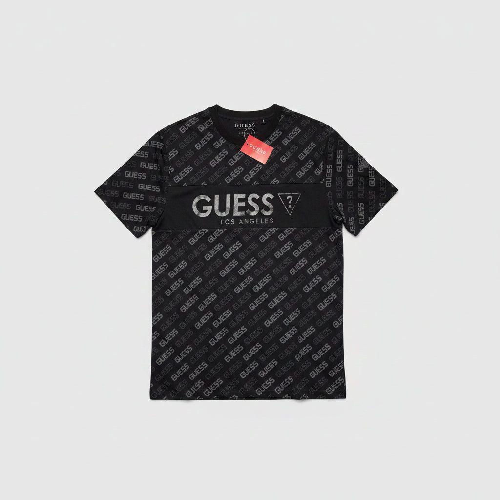 Playera Guess Caballero | Color Negro | Talla M