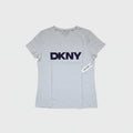Playera DKNY Sport Mujer | Gris Jaspeado con Logo DKNY | Talla L