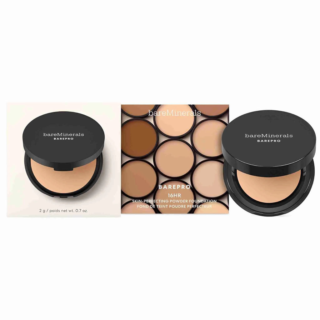 Base en Polvo 16-Hour Mini | bareMinerals® Tono Light 22 Cool, Cobertura Natural y Larga Duración