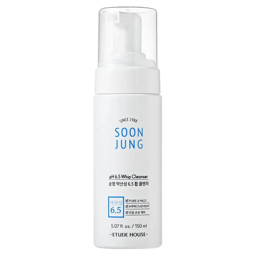 ETUDE - Soon Jung pH 6.5 Whip Cleanser | Limpiador facial 150 ml ok