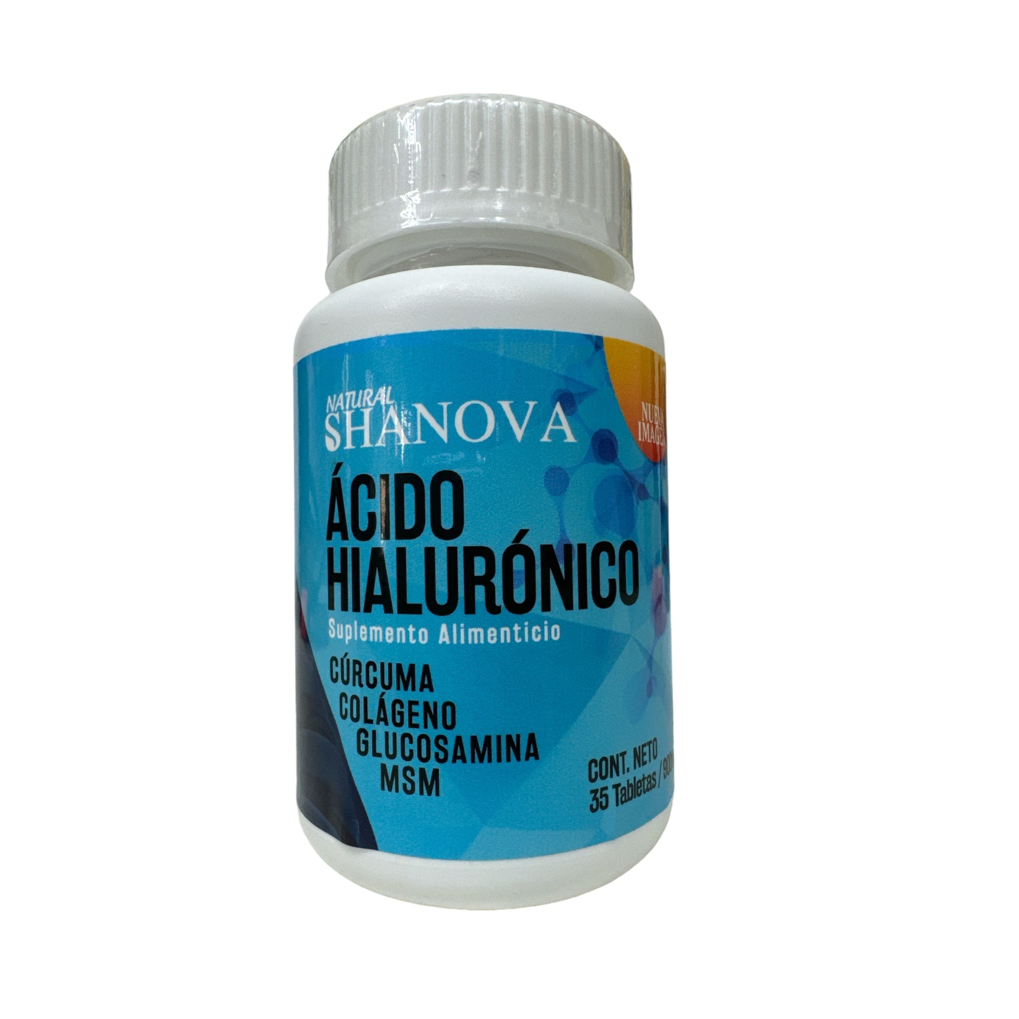 TAB ACIDO HIALURONICO  C/ 35 SHANOVA  SHANATURALS