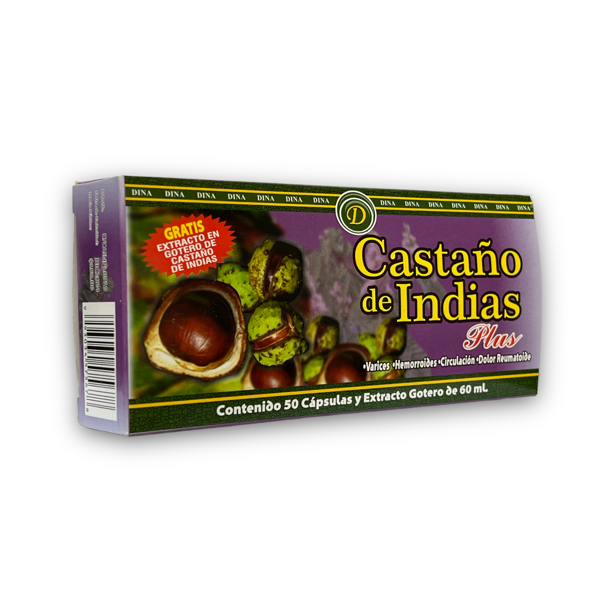 CAP CASTAÑO DE INDIAS PLUS C/50 DINA