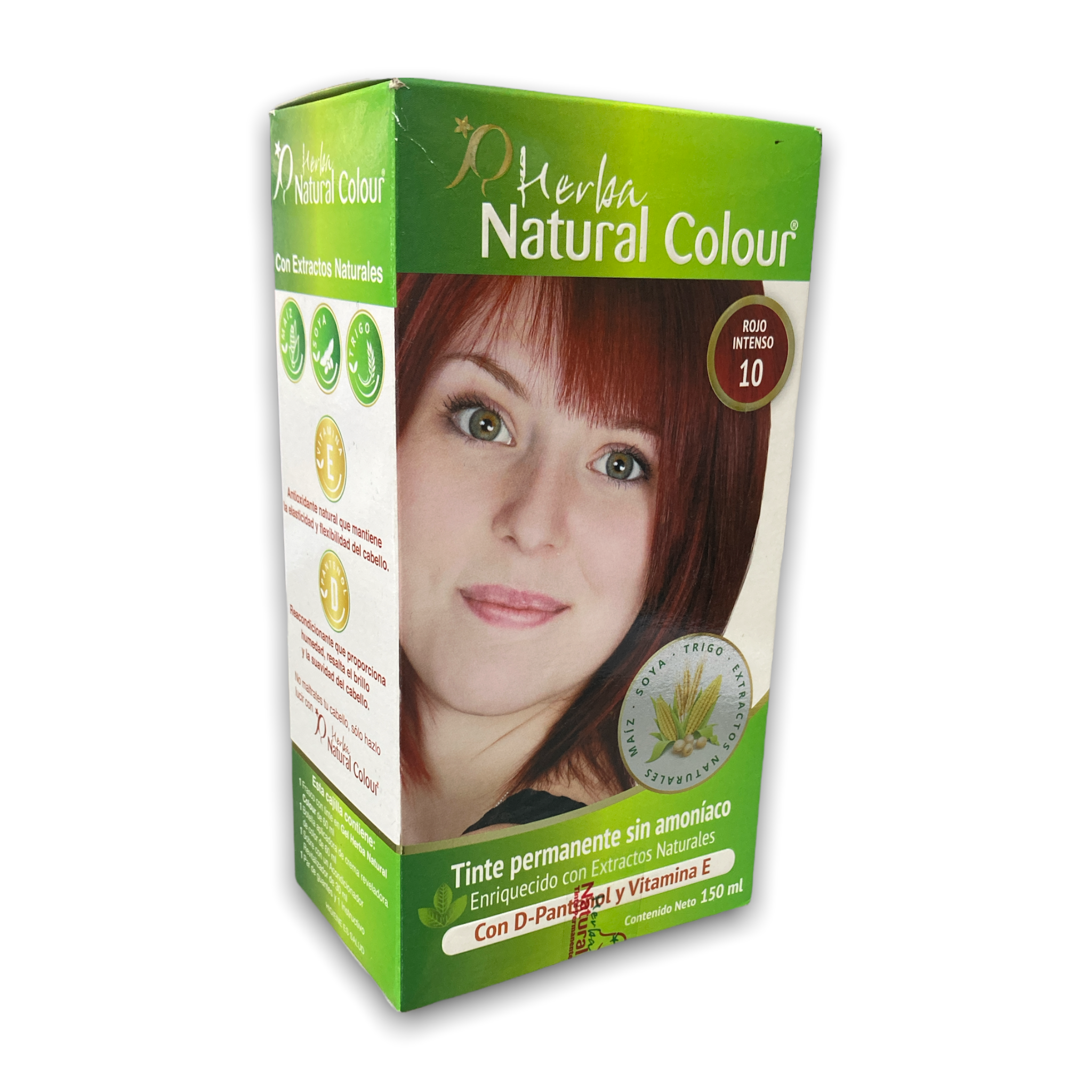 TINTE 10 ROJO INTENSO 150 ML NATURAL COLOUR