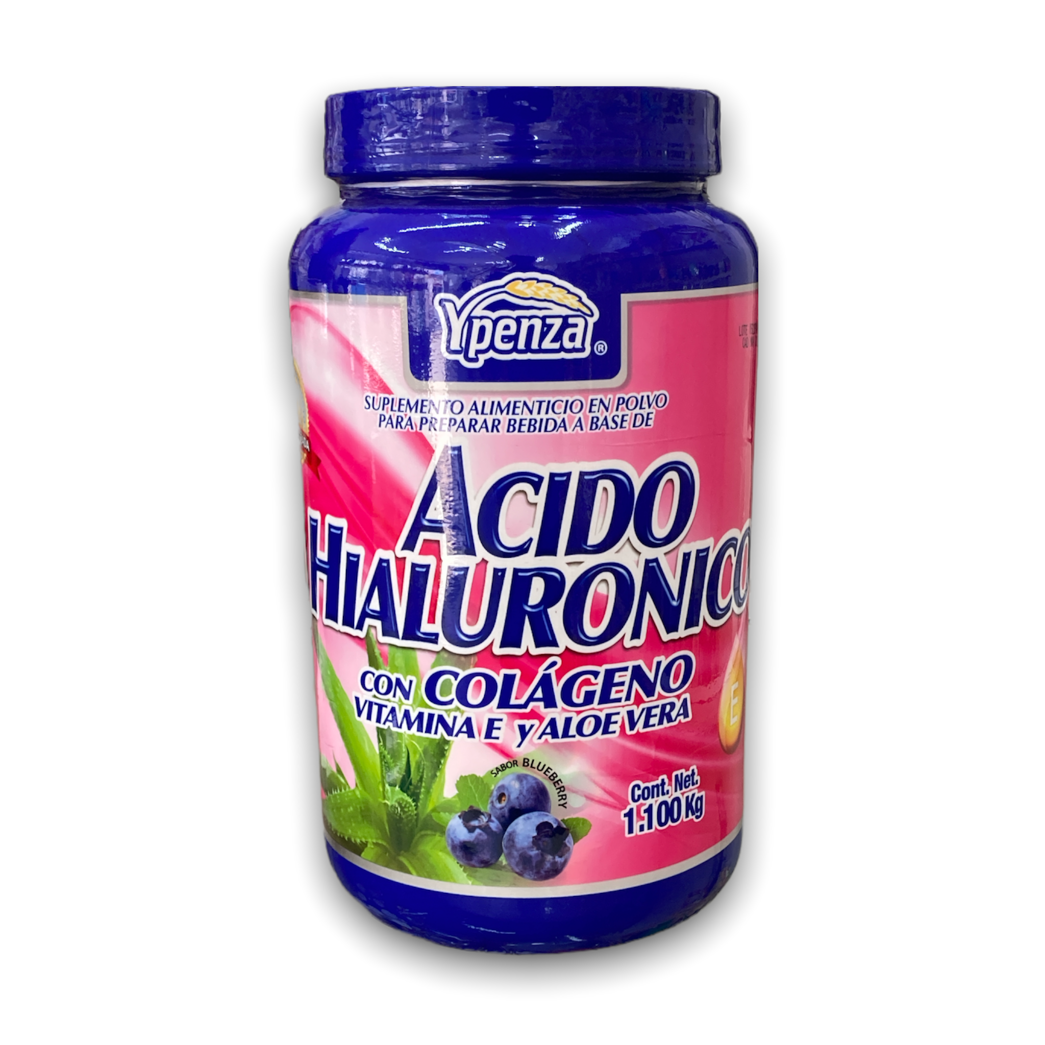 POLVO ACIDO HIALURONICO C/COLAGENO BLUEBERRY 1.100 KG YPENZA