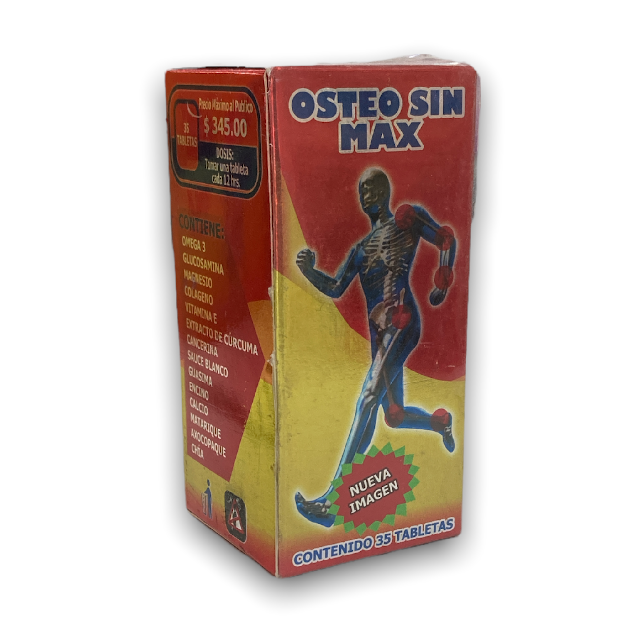 Osteo Sin Max 35 tabletas con Glucosamina y Colágeno
