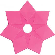 Molde de Plástico de Estrella para hacer Moños de Tela Clover