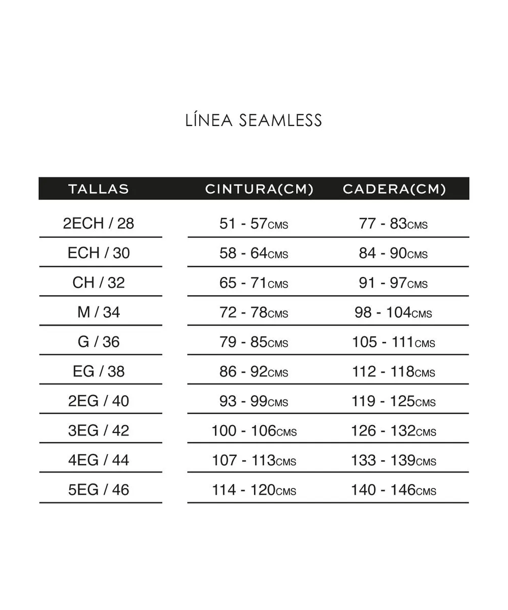 Faja tipo Body Invisible Sin Costuras Mujer 1595 de Ann Chery®