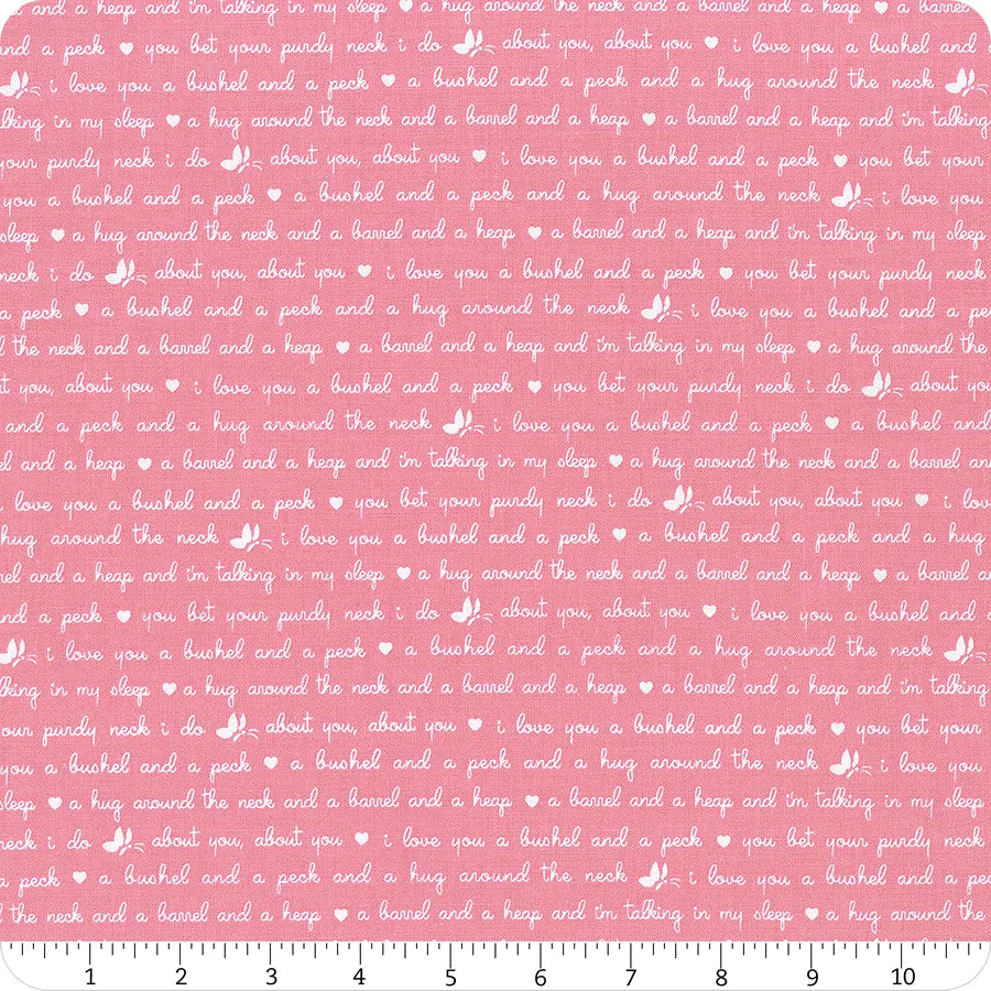 1/2 metro de Texto sobre Rosa Notas de Amor