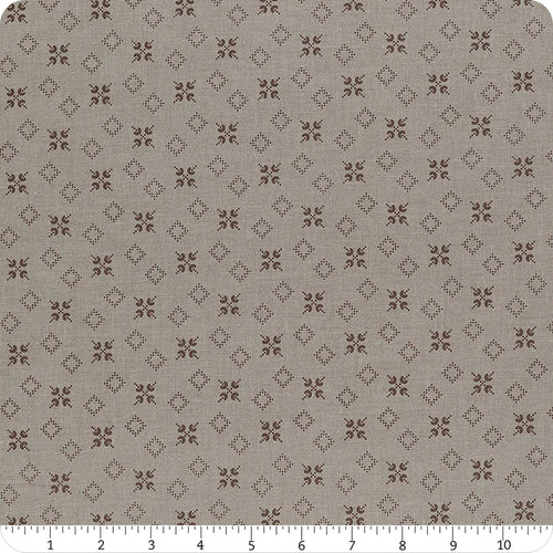 1/2 metro Piedritas del Patio beige gris Retazos & Abundancia Lori Holt