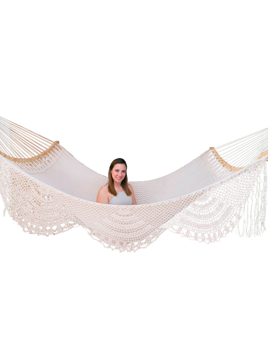 Curva de Tela con Macramé