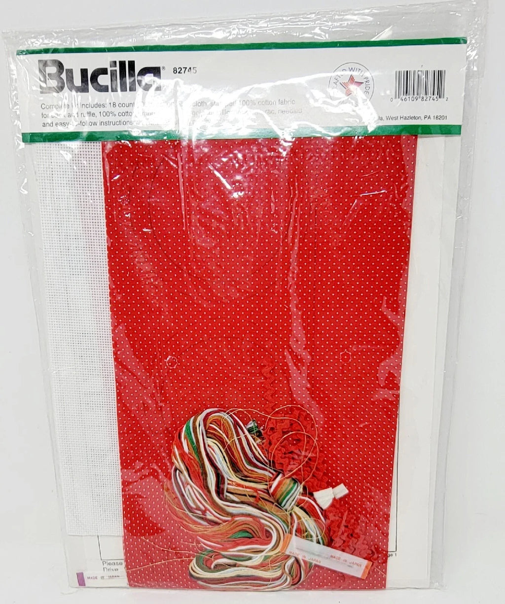 Kit de punto de cruz cuatro adornos de Ositos de Navidad Bucilla *Unico*