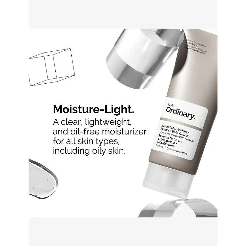 Hidratante Natural Moisturizing Factors + Beta Glucan 100mL | The Ordinary®, Hidratación Profunda, Calmante y Científicamente Efectiva