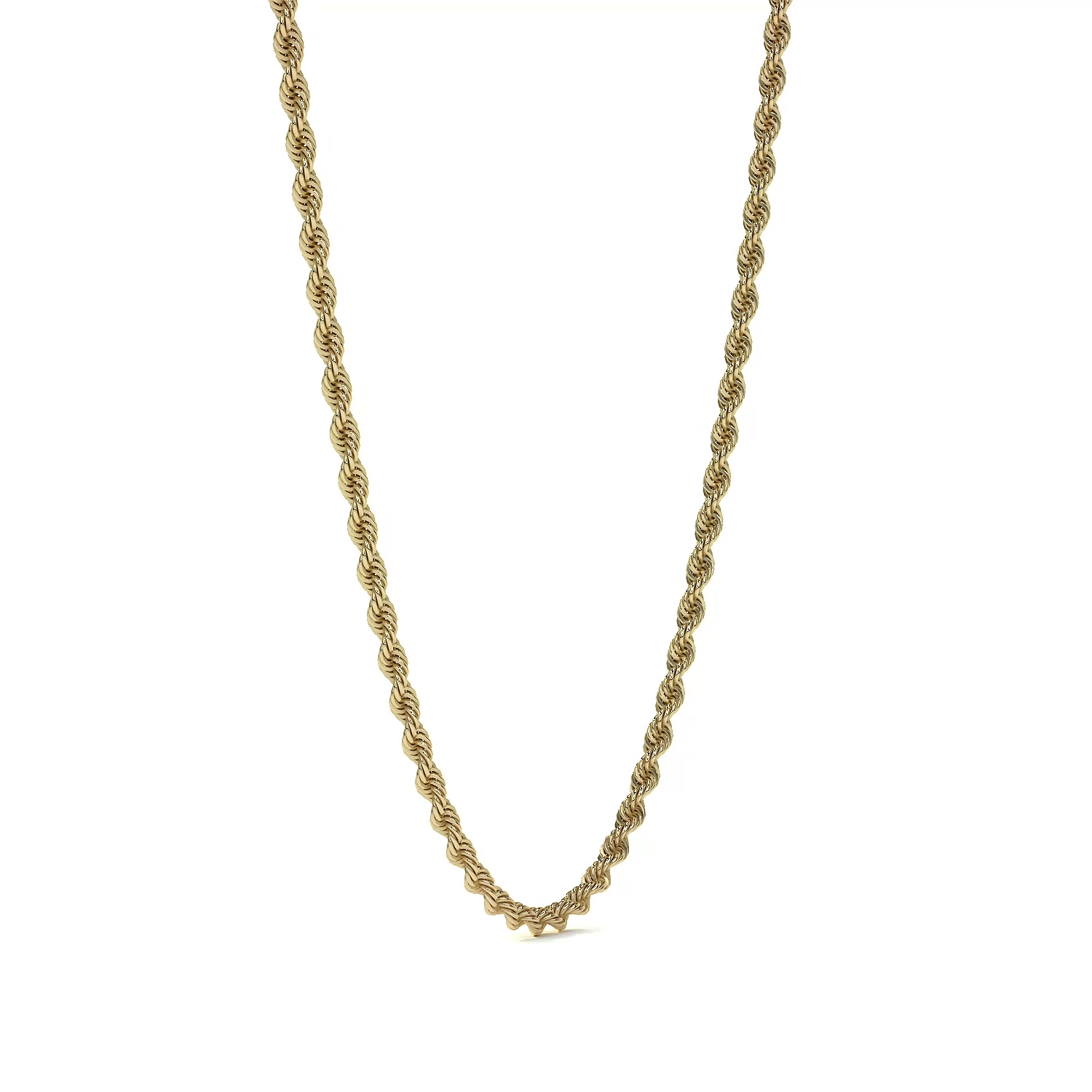 Cadena Torsal De Oro Italiano 10k, Calibre 2.1mm