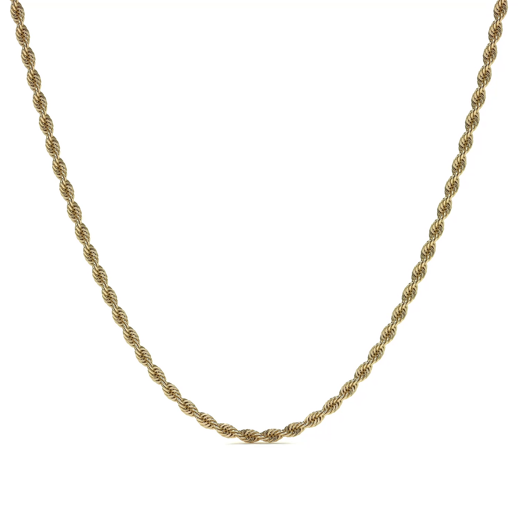 Cadena Torsal De Oro Italiano 10k, Calibre 2.1mm