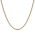 Cadena De Oro Hombre Italiano Torsal 10k Calibre 2.4mm