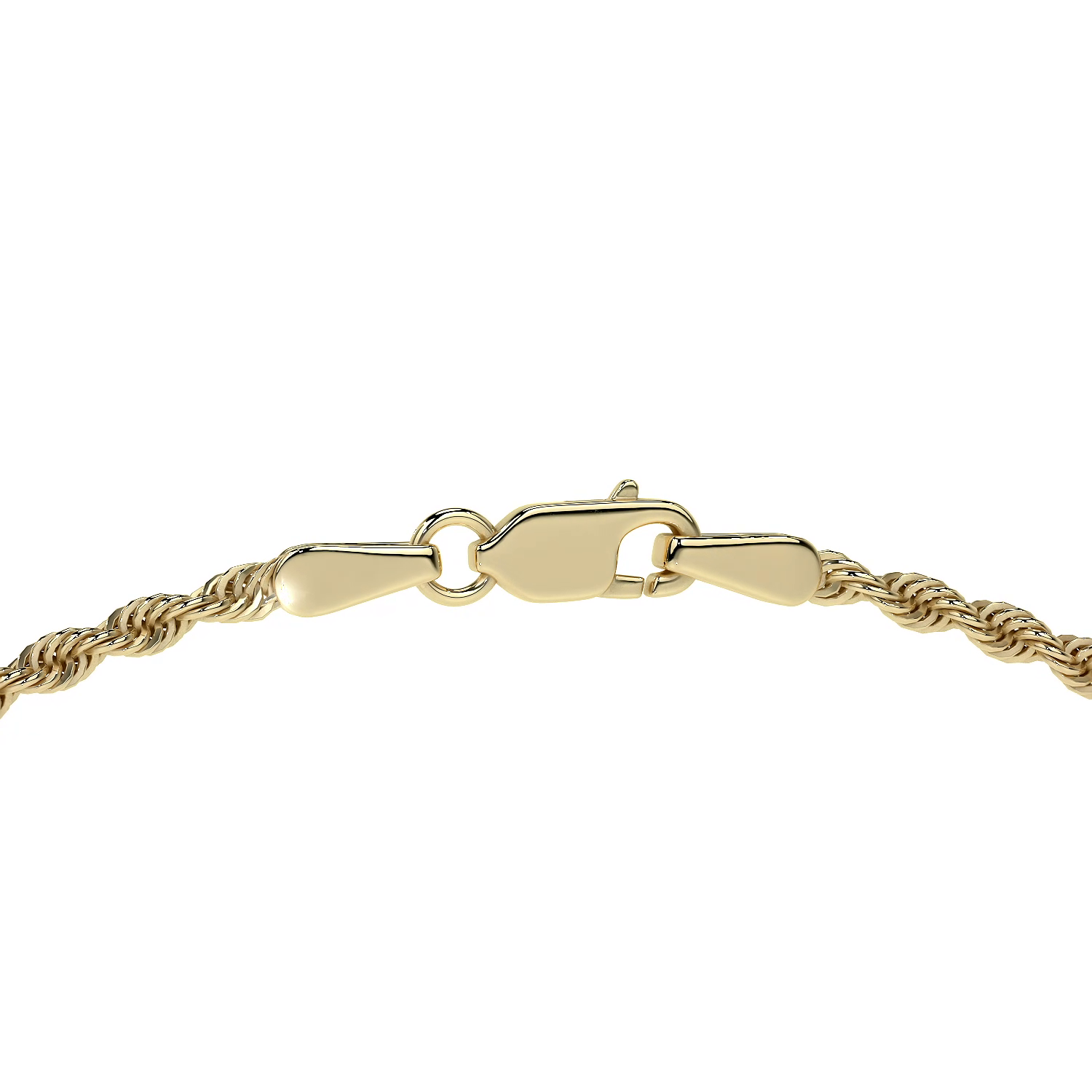 Cadena Torsal De Oro Italiano 10k, Calibre 2.1mm