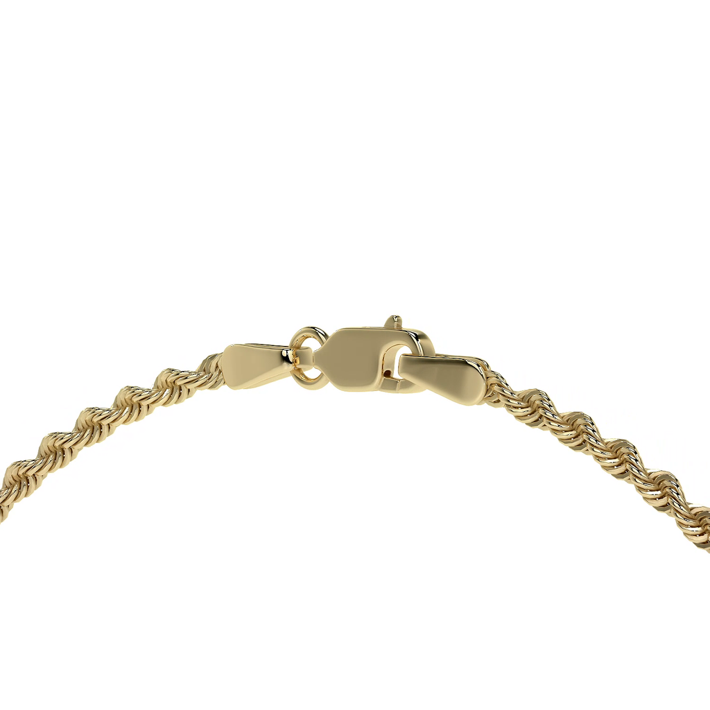 Cadena Torsal De Oro Italiano 10k, Calibre 2.1mm