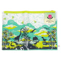 Bolsa de Vinyl para Proyectos Meteoro Verde de Tula Pink  33 x 46 cm